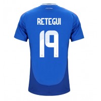 Italien Mateo Retegui #19 Fußballbekleidung Heimtrikot EM 2024 Kurzarm